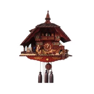 ANTON SCHNEIDER 03-08T-MT10709-2 – Người thợ đưa đồng hồ đi bán – Kt: 58 x 49 x 26,5cm – Máy Cơ