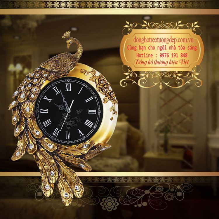 Đồng hồ treo tường phong cách cổ điển đẹp độc đáo DHD052-22