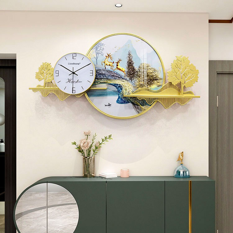 tranh đồng hồ treo tường đẹp