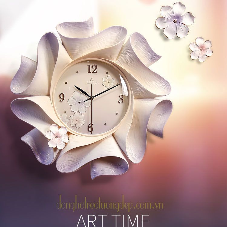 đồng hồ treo tường nghệ thuật đẹp zb0022a