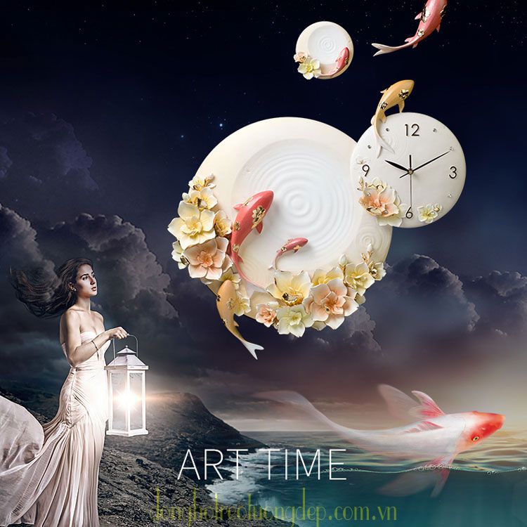 đông hồ hoa sen cá chép