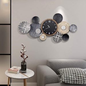 Đồng hồ treo tường trang trí dhd134 đẹp hiện đại
